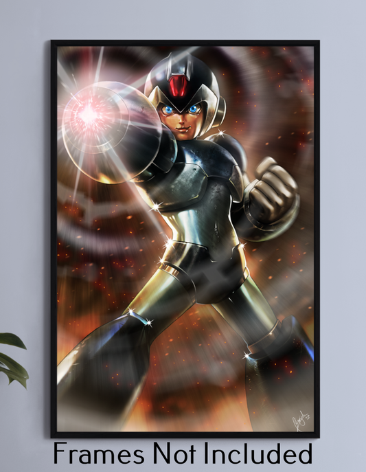 Blue Hero Wall Art