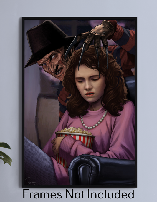 A Nightmare on Elm Street Freddie Movie Wall Art