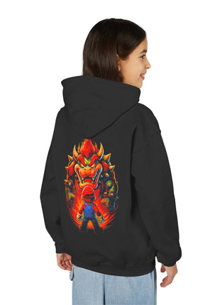 Mario & Yoshi Kids Hoodie — Colorful Gaming Graphic Youth Sweatshirt