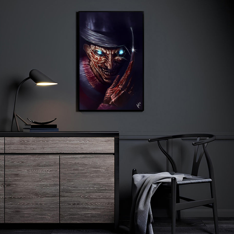 Nightmares Back Freddy Wall Art