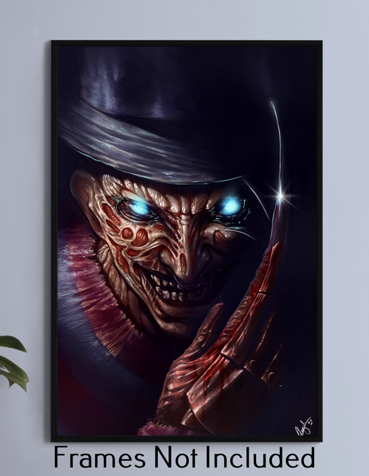 Nightmares Back Freddy Wall Art
