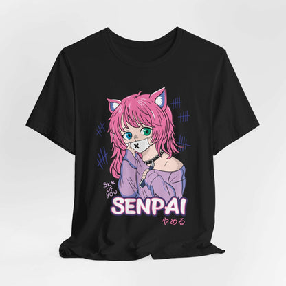 Senpai Cat Girl Shirt