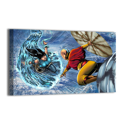 Legend of Korra vs. Aang Wall Art