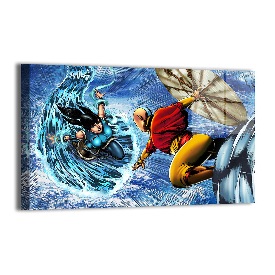 Legend of Korra vs. Aang Wall Art