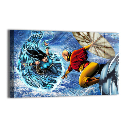 Legend of Korra vs. Aang Wall Art