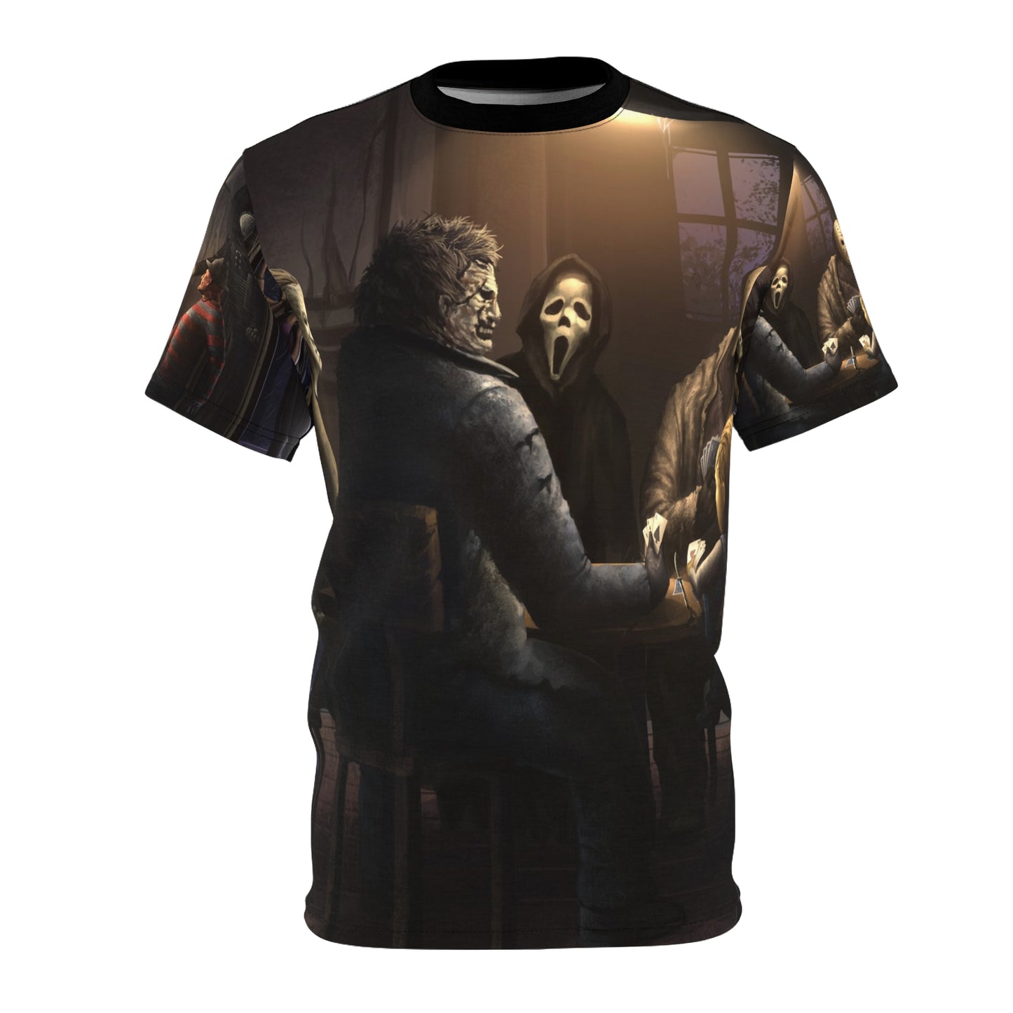 Classics Horror Icons Playing Poker Tee