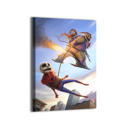 Saving Sally - Jack the pumpkin King Wall Art