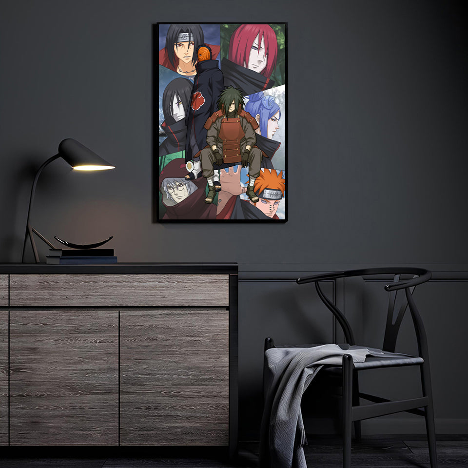 the Good the bad and the Akatsuki Wall Art