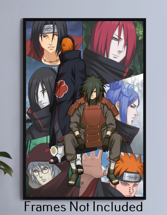 the Good the bad and the Akatsuki Wall Art