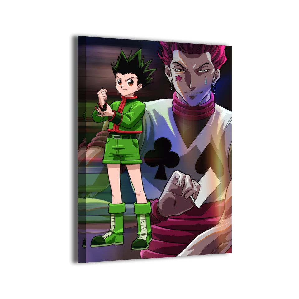 Gon Vs Hisoka Wall Art
