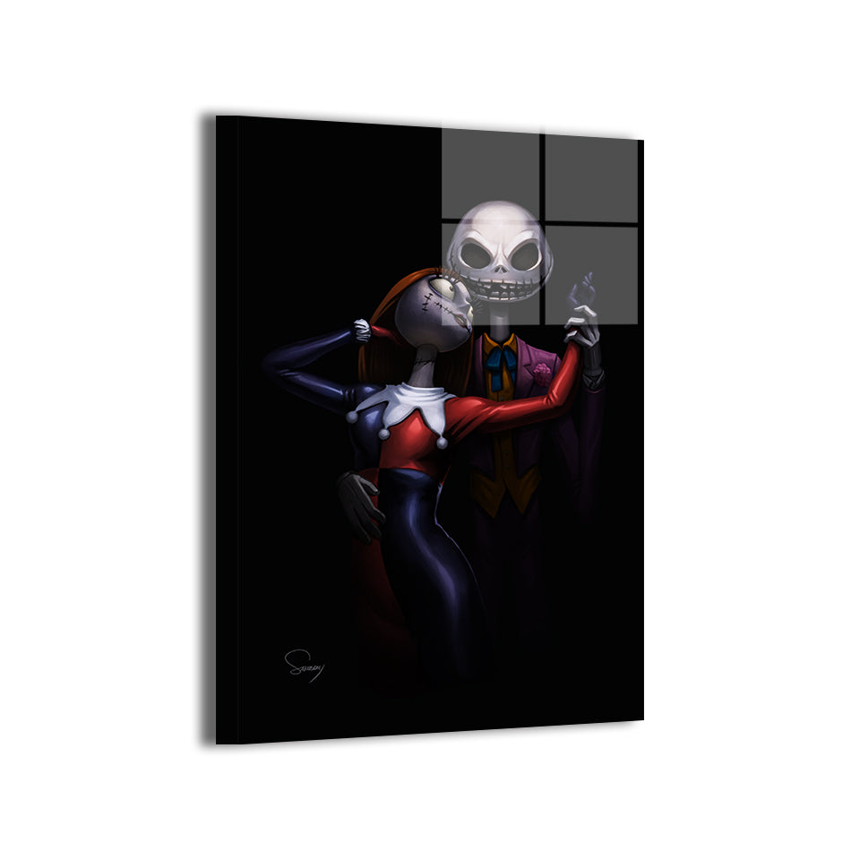 Nightmare Before Christmas Joker Wall Art