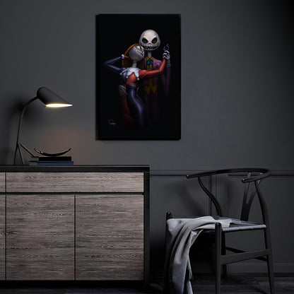 Nightmare Before Christmas Joker Wall Art