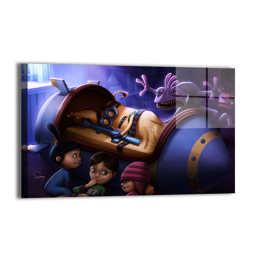 Monsters Vs Minions Wall Art