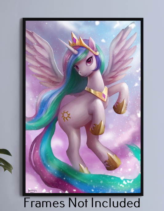 My Little Pony Princess Celestia Wall Art