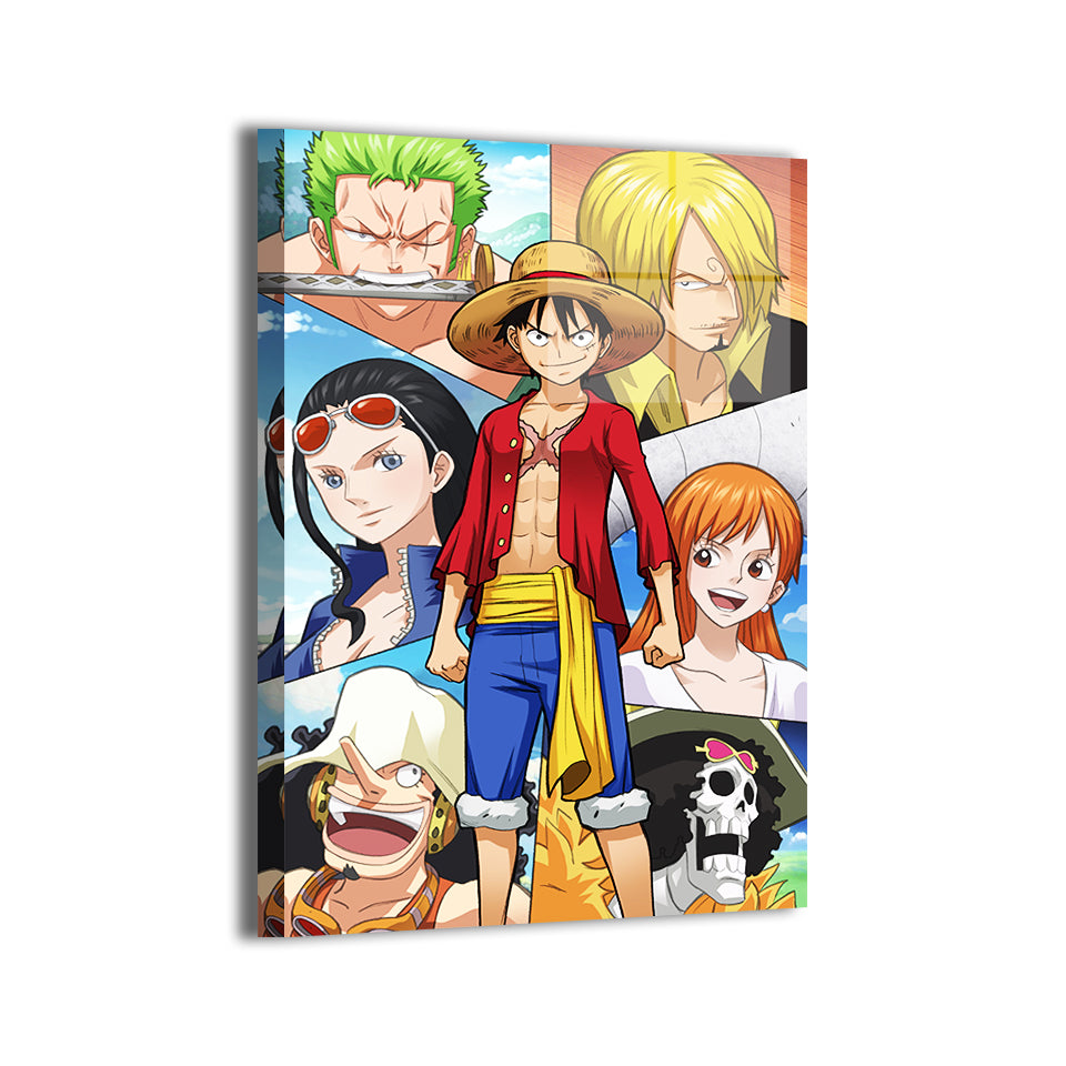 One Piece Heroes Straw Hat Crew Wall Art