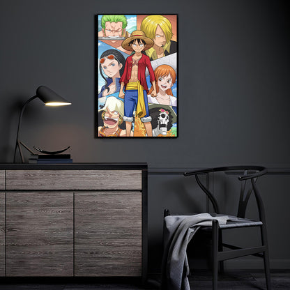 One Piece Heroes Straw Hat Crew Wall Art