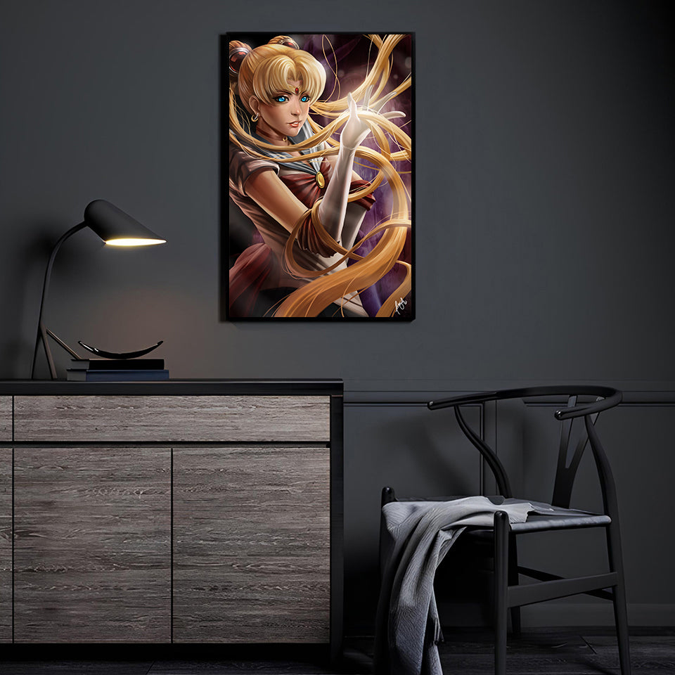 Celestial Moonlight Grace Wall Art