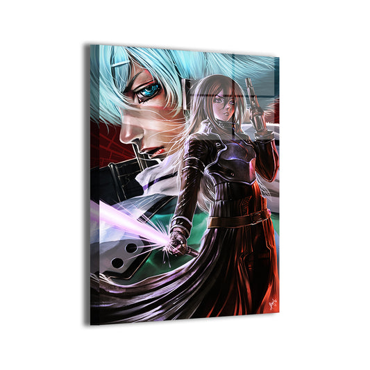 Kirito Sinon Wall Art