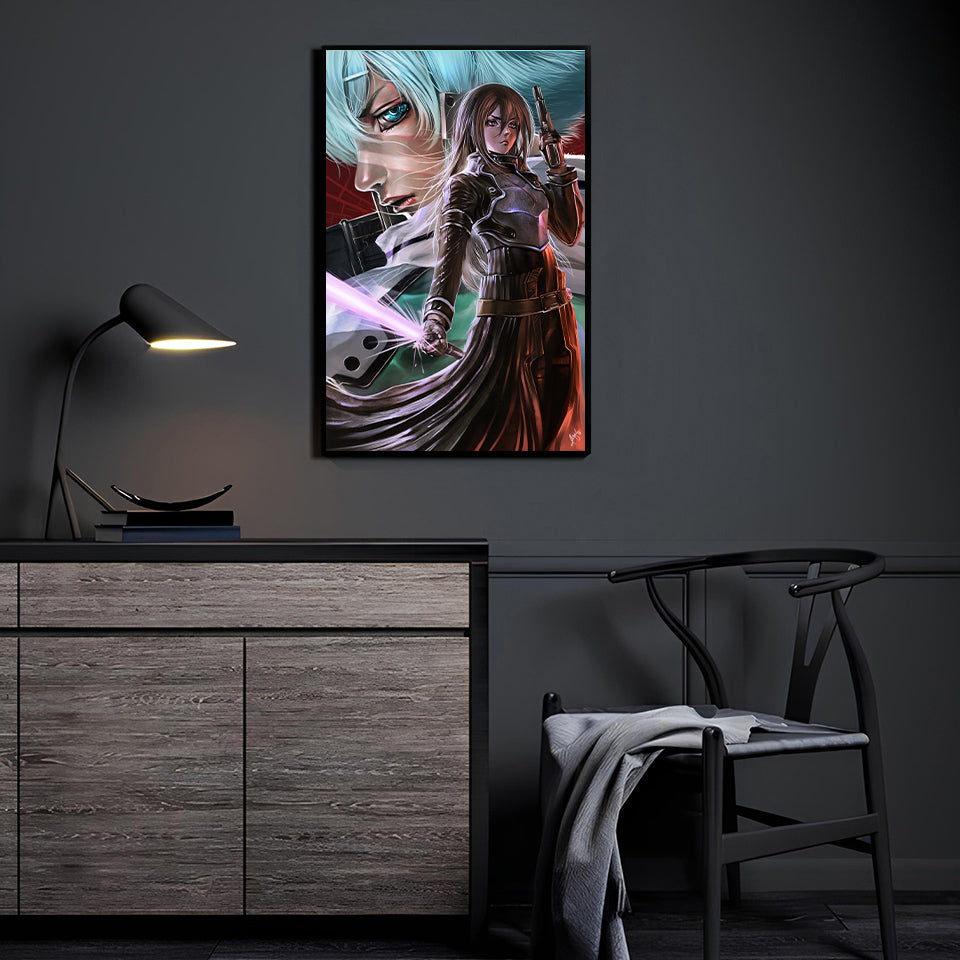 Kirito Sinon Wall Art