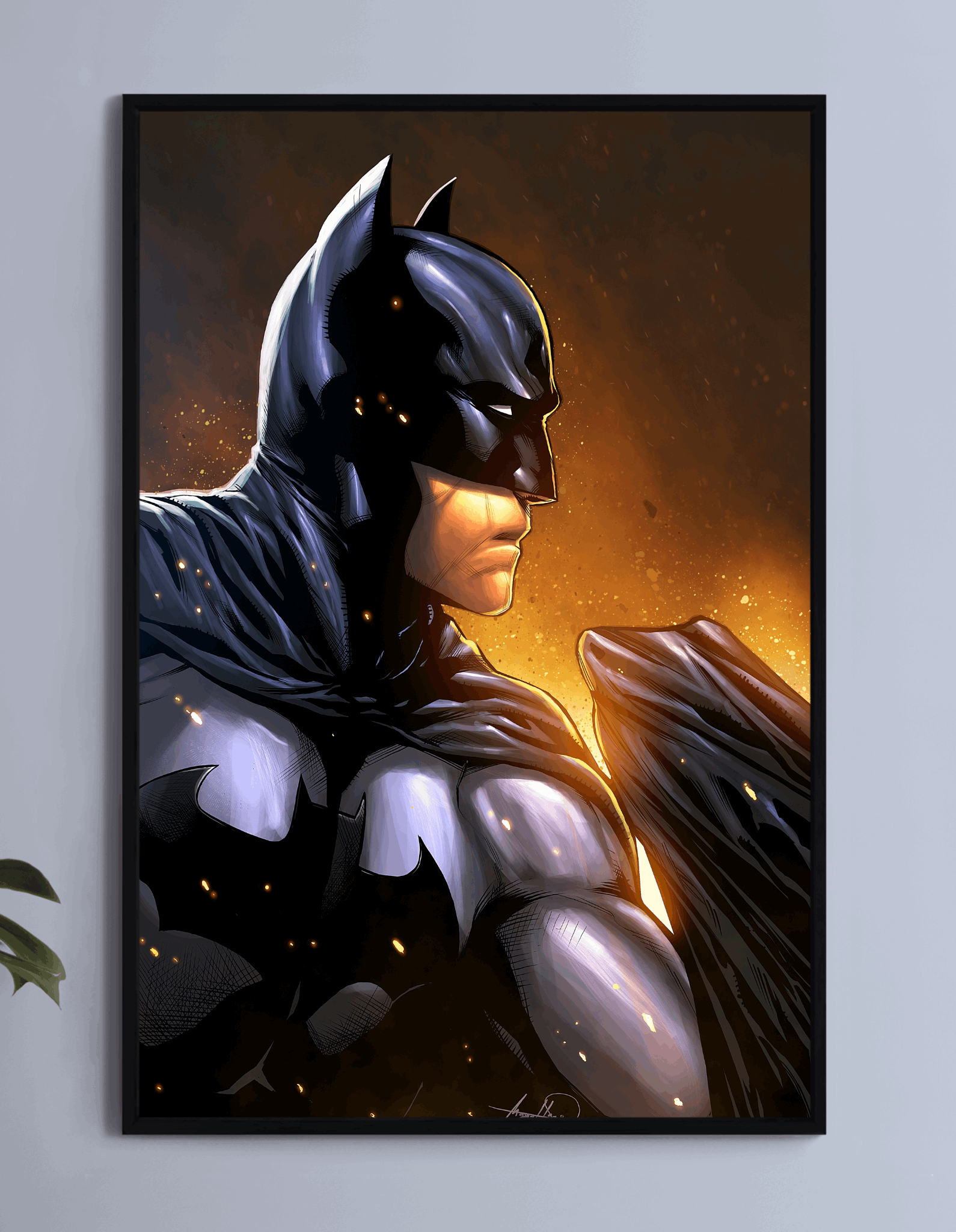 Batman Bust Art