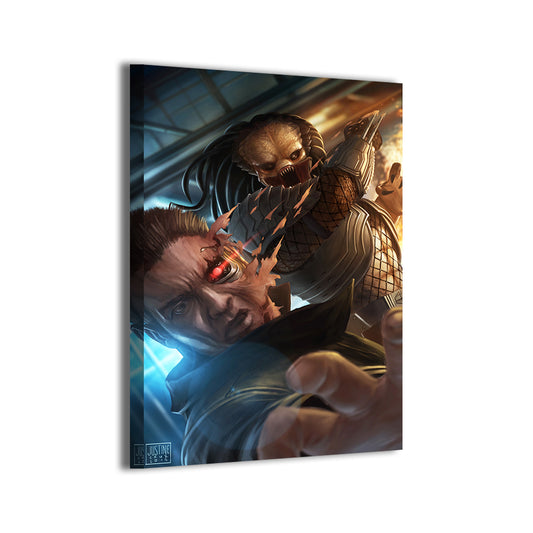 Metal & Mandibles Clash Wall Art