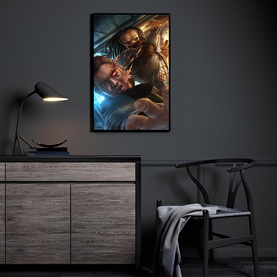 Metal & Mandibles Clash Wall Art