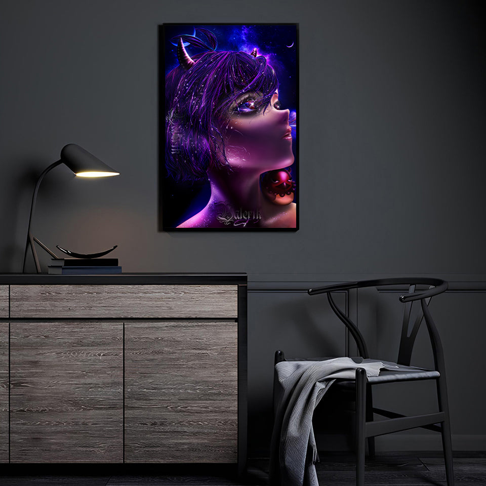 Secre Swallowtail Dark Wall Art