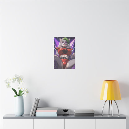 Sexy Roxanne Wolf Wall Art on premium canvas, acrylic, and metal – front view featuring Roxanne Wolf from Five Nights at Freddy’s