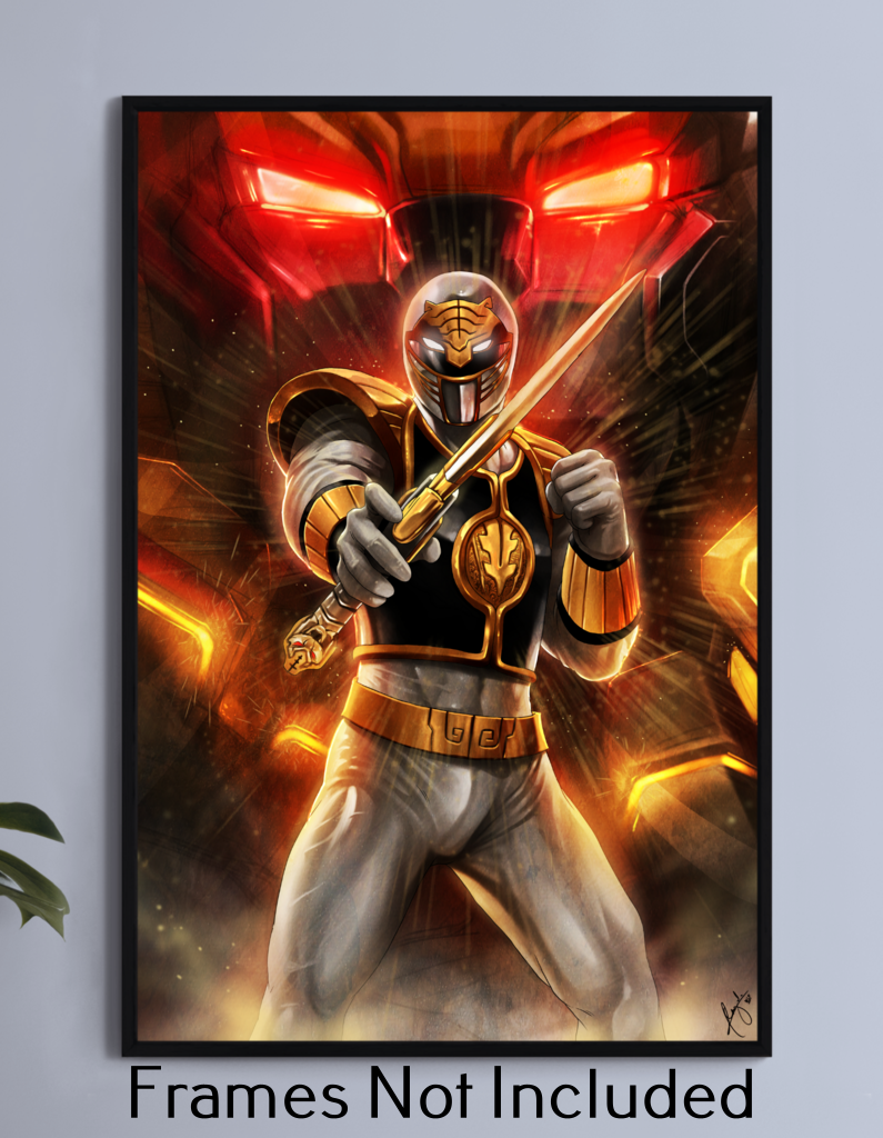 Power of the White Ranger Wall Art