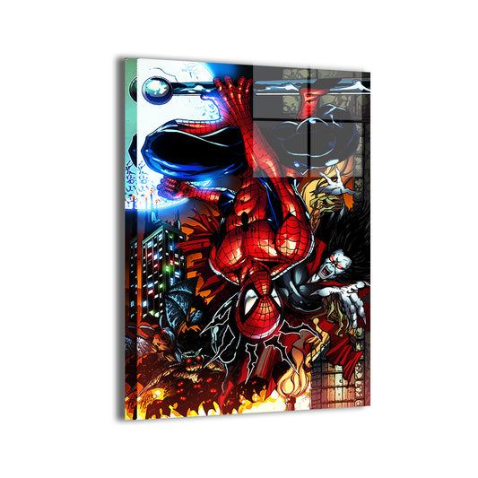Spider-Man Vs Morbius Wall Art