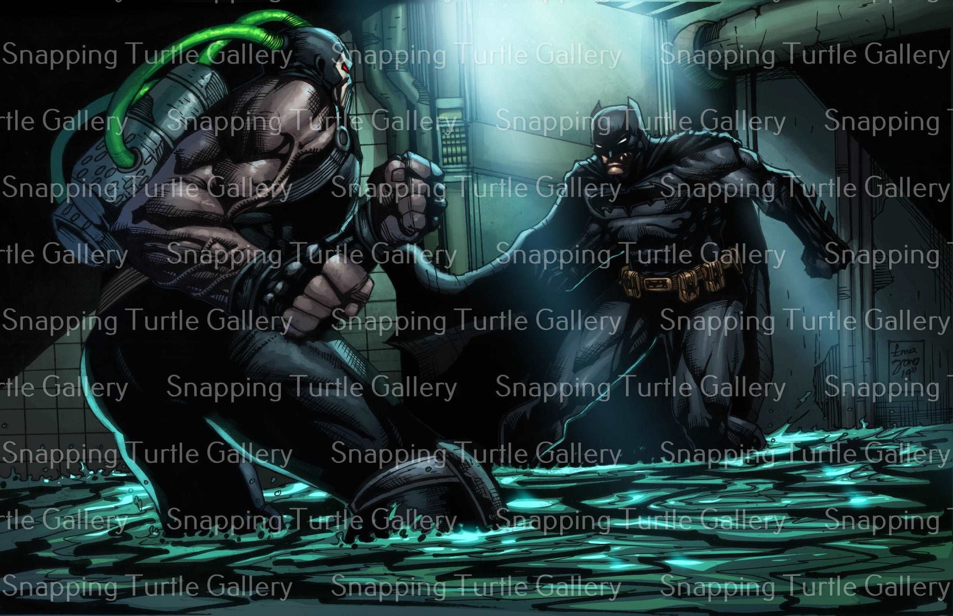 Batman vs Bane - Snapping Turtle Gallery