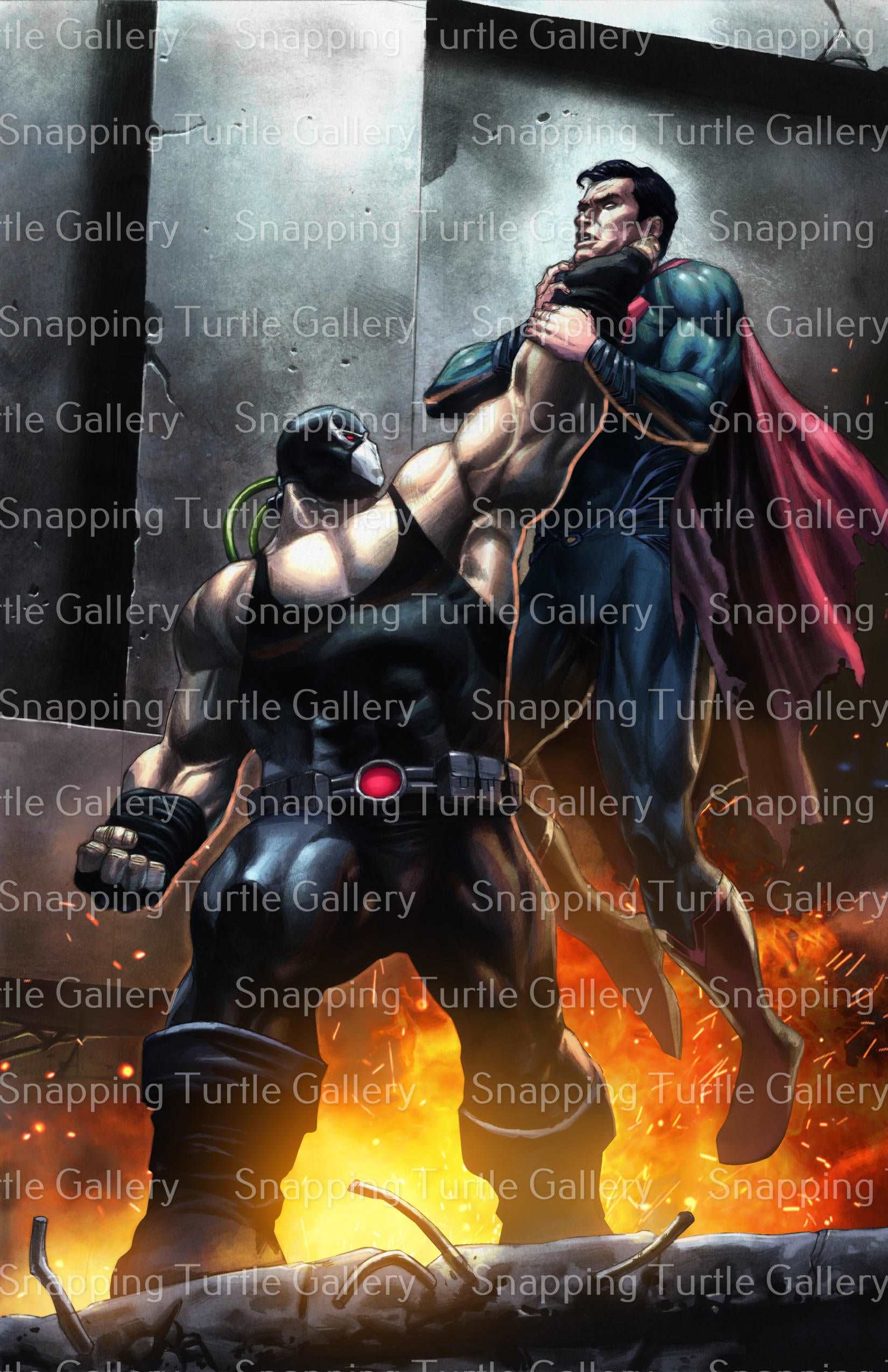 Defeated by Bane - Superman Batman - Snapping Turtle Gallery