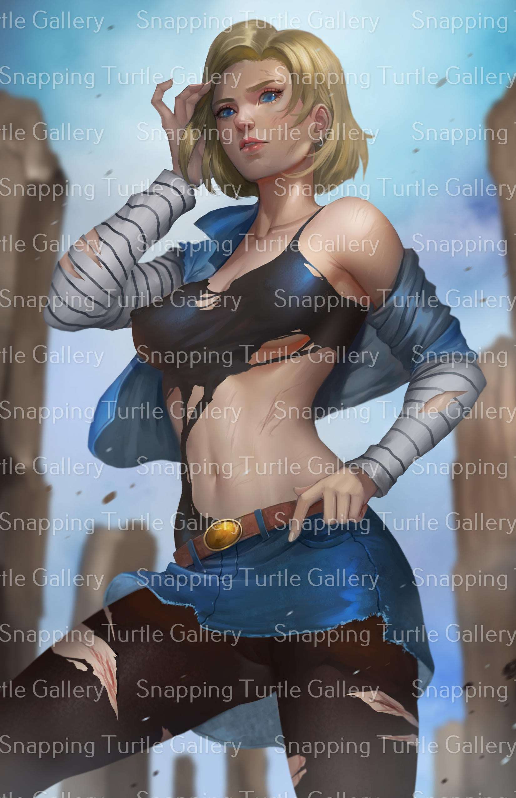 Android 18 - Dragon Ball Z - Snapping Turtle Gallery