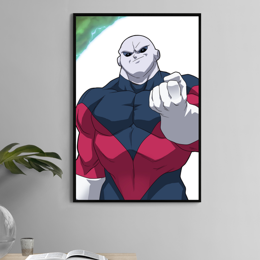 Jiren looking down with raised fist – 11x17 print by Ryan Pasibe