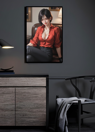 Ada Wong Wall Art | Resident Evil Fan Art | Snapping Turtle Gallery - Snapping Turtle Gallery