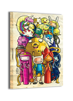 Adventure Time Wall Art | Cartoon Fan Art | Snapping Turtle Gallery - Snapping Turtle Gallery