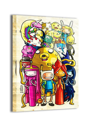 Adventure Time Wall Art | Cartoon Fan Art | Snapping Turtle Gallery - Snapping Turtle Gallery