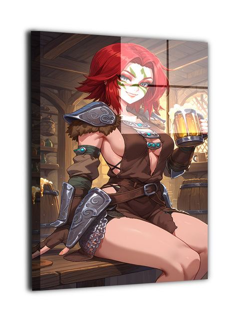 Aela the Huntress Wall Art | Skyrim Fan Art | Snapping Turtle Gallery [variant_option1] Print, Premium Wall Art by Snapping Turtle Gallery