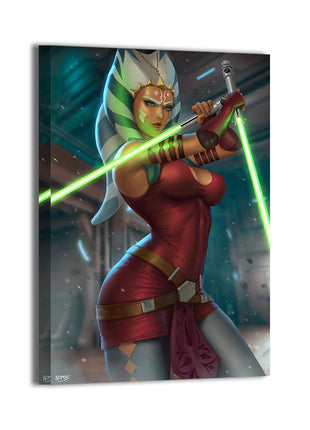 Ahsoka Tano Wall Art | Star Wars Acrylic, Metal & Canvas - Snapping Turtle Gallery