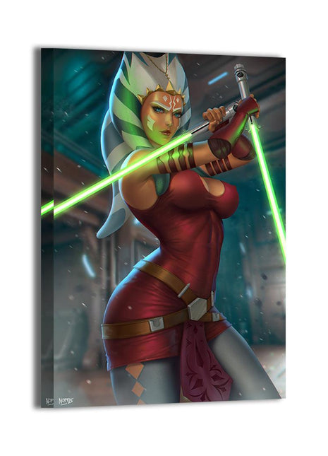 Ahsoka Tano Wall Art | Star Wars Acrylic, Metal & Canvas - Snapping Turtle Gallery