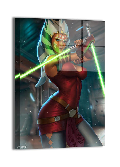 Ahsoka Tano Wall Art | Star Wars Acrylic, Metal & Canvas - Snapping Turtle Gallery