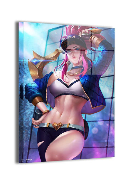Akali Wall Art | League of Legends Ultra-HD Acrylic, Metal & Canvas Print - Snapping Turtle Gallery