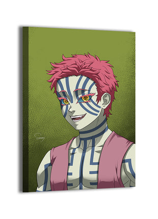 Akaza Wall Art | Demon Slayer Acrylic, Metal & Canvas Print - Snapping Turtle Gallery