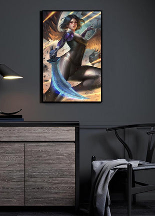 Alita Wall Art | Battle Angel Alita Acrylic, Metal & Canvas Print - Snapping Turtle Gallery