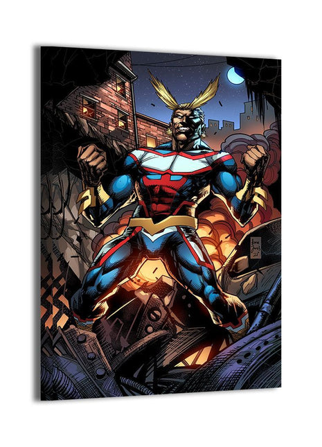 All Might Wall Art | My Hero Academia HD Acrylic, Metal & Canvas Print - Snapping Turtle Gallery
