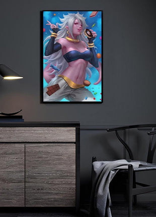 Android 21 Wall Art | Dragon Ball HD Acrylic, Metal & Canvas Print - Snapping Turtle Gallery