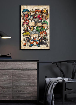 Anime Crossover Wall Art | Ultra-HD Acrylic, Metal & Canvas Print - Snapping Turtle Gallery