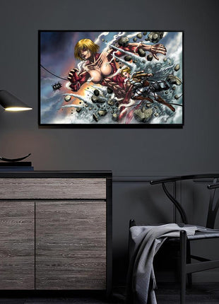 Annie Leonhart Art | Attack on Titan Fan Art | Snapping Turtle [variant_option1] Print, Premium Wall Art by Snapping Turtle Gallery