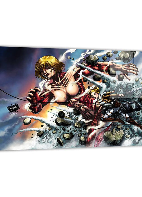 Annie Leonhart Art | Attack on Titan Fan Art | Snapping Turtle [variant_option1] Print, Premium Wall Art by Snapping Turtle Gallery