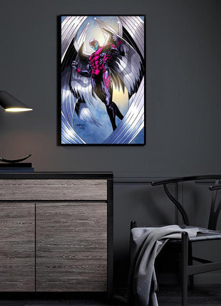 Archangel Wall Art | X-Men Marvel HD Acrylic, Metal & Canvas Print - Snapping Turtle Gallery